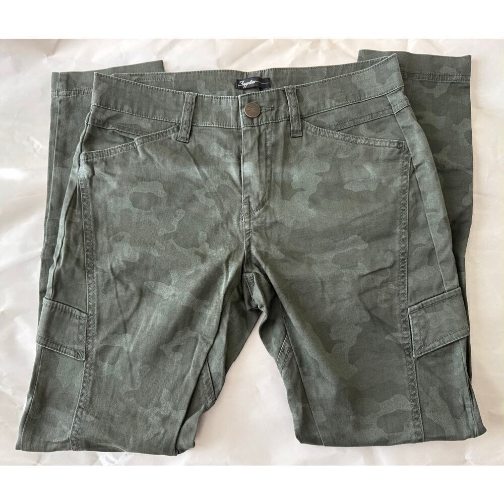 Unionbay Jeans Green Camo Size 6 NWT
